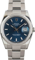 Rolex Date 115200 Blue