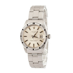 Pre-owned Rolex Date 1500 Silver Dial
