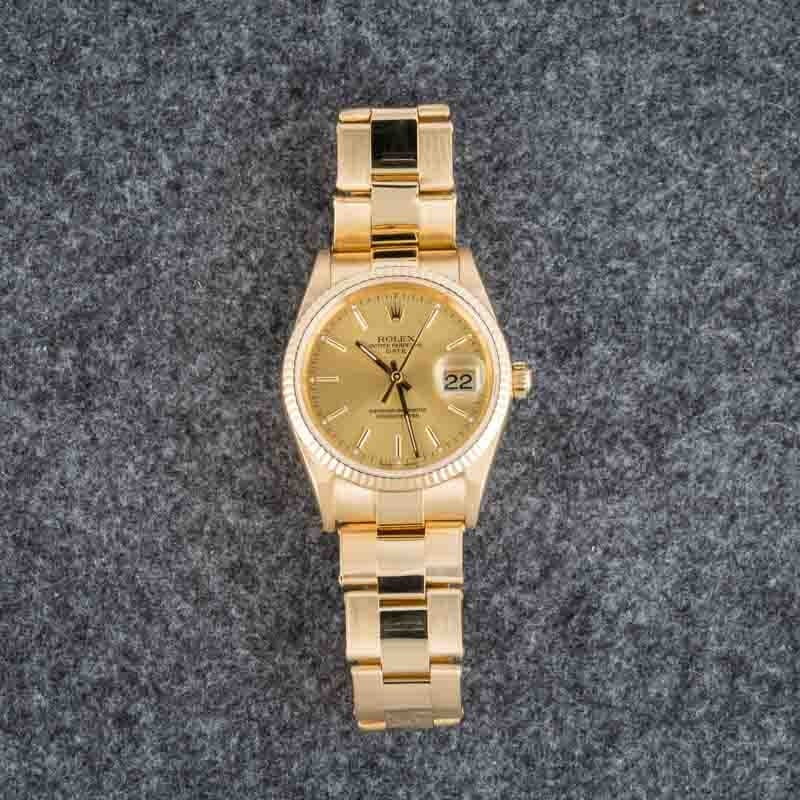 Rolex Date Ref 15238 Champagne Dial