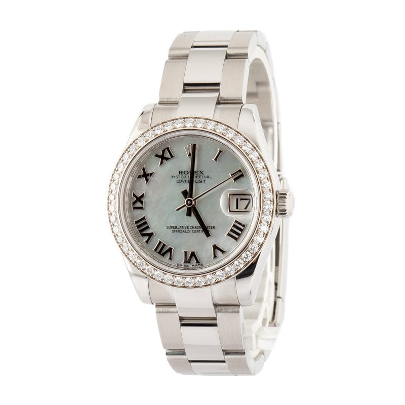 Rolex Datejust 31 ref 178384 Diamond Bezel