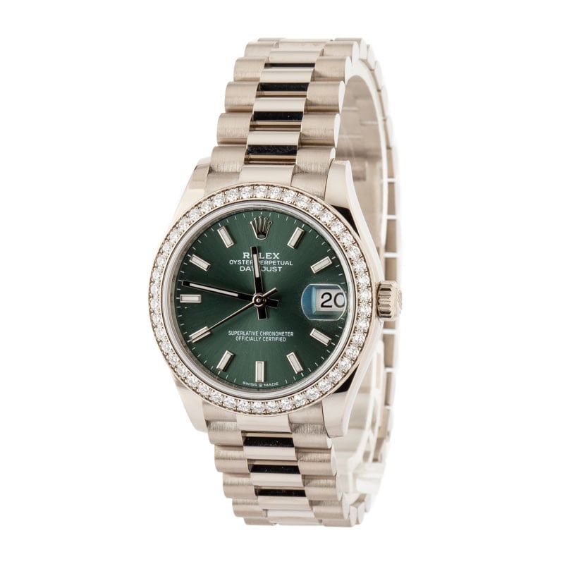 Rolex Datejust 31 Ref 278289RBR Mint Green Dial