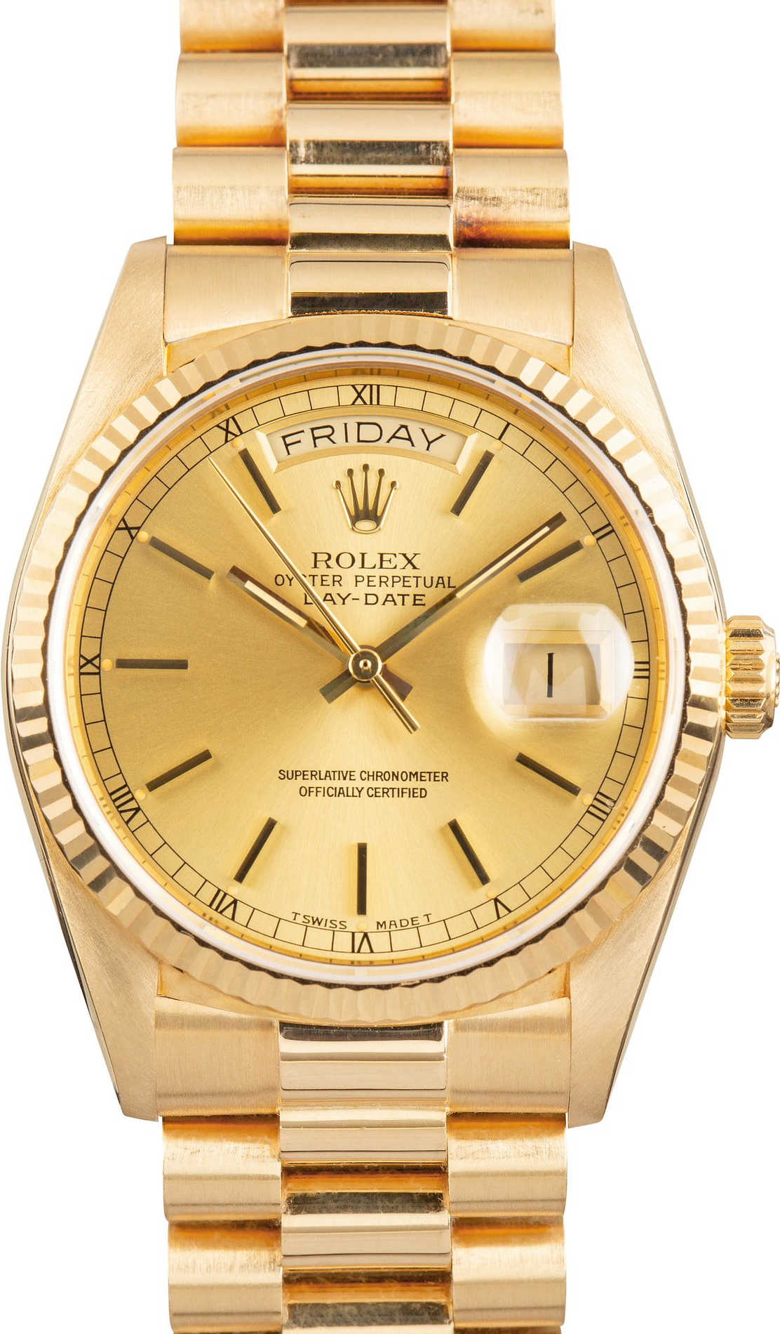 Rolex Day-Date Ref 18038 Champagne Dial