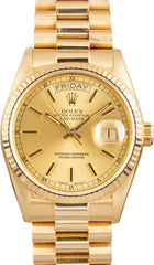 Rolex Day-Date Ref 18038 Champagne Dial