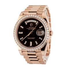Rolex Day-Date 40 Ref 228345 Eisenkiesel Diamond Dial