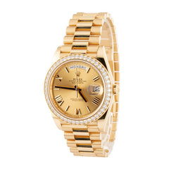 Rolex Day-Date 40 Ref 228348 Champagne Roman Dial