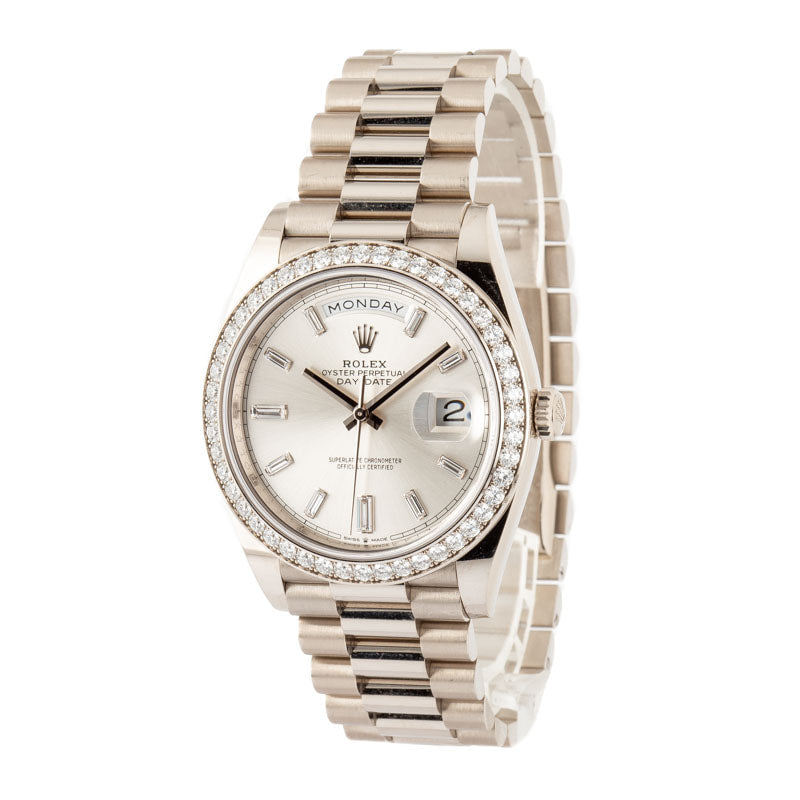 Rolex Day-Date 40 Ref 228349 18k White Gold