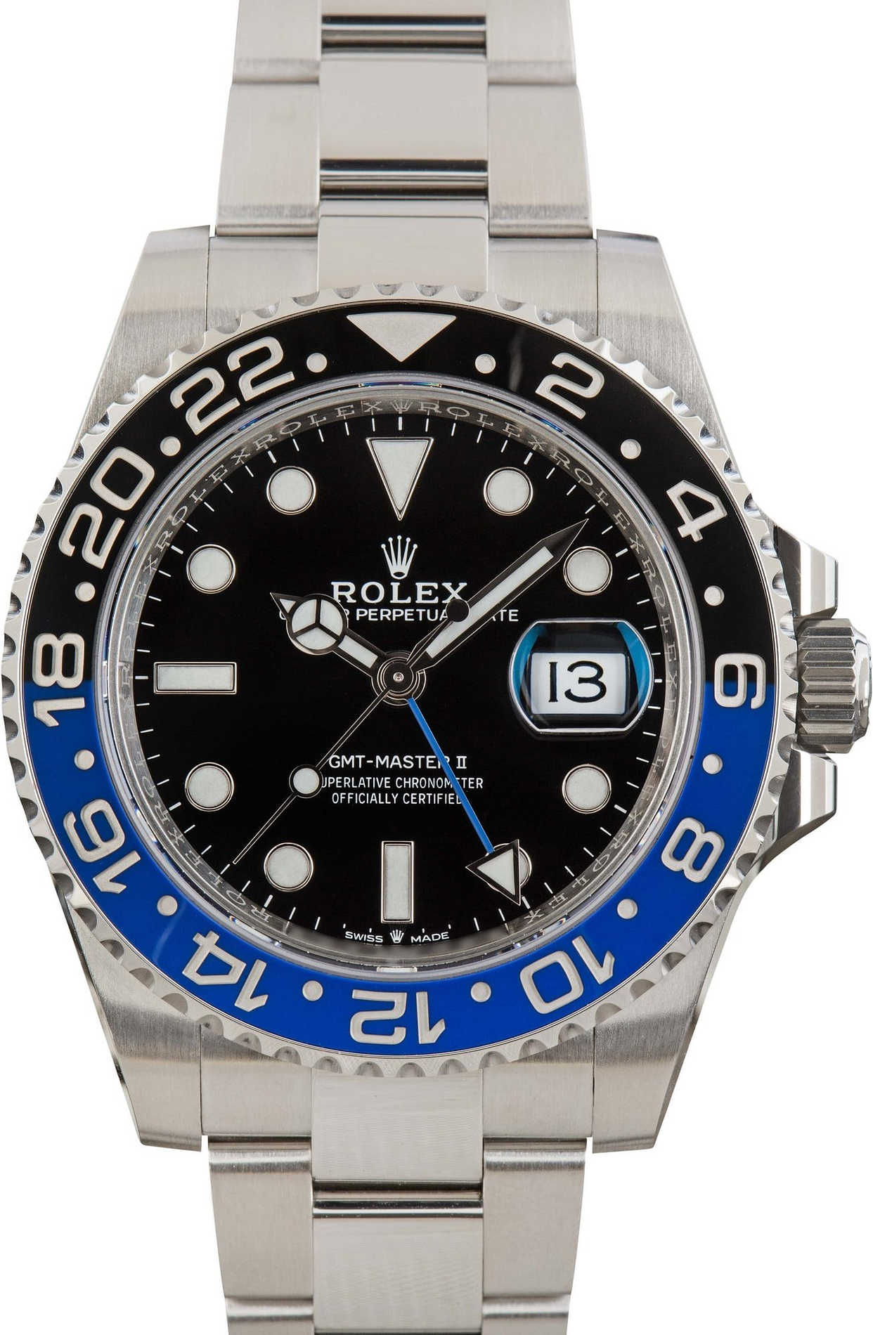 Pre-owned Rolex GMT-Master II Ref 126710 Batman