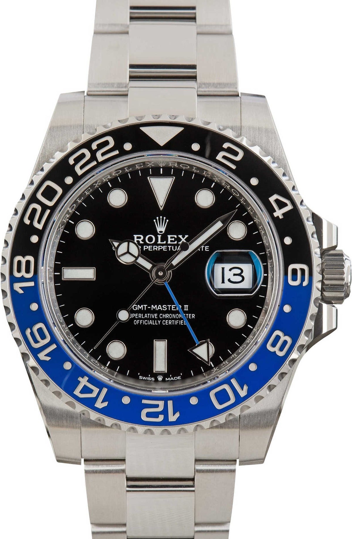 Pre-owned Rolex GMT-Master II Ref 126710 Batman