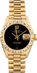 Rolex Lady Datejust 69258 18k Yellow Gold