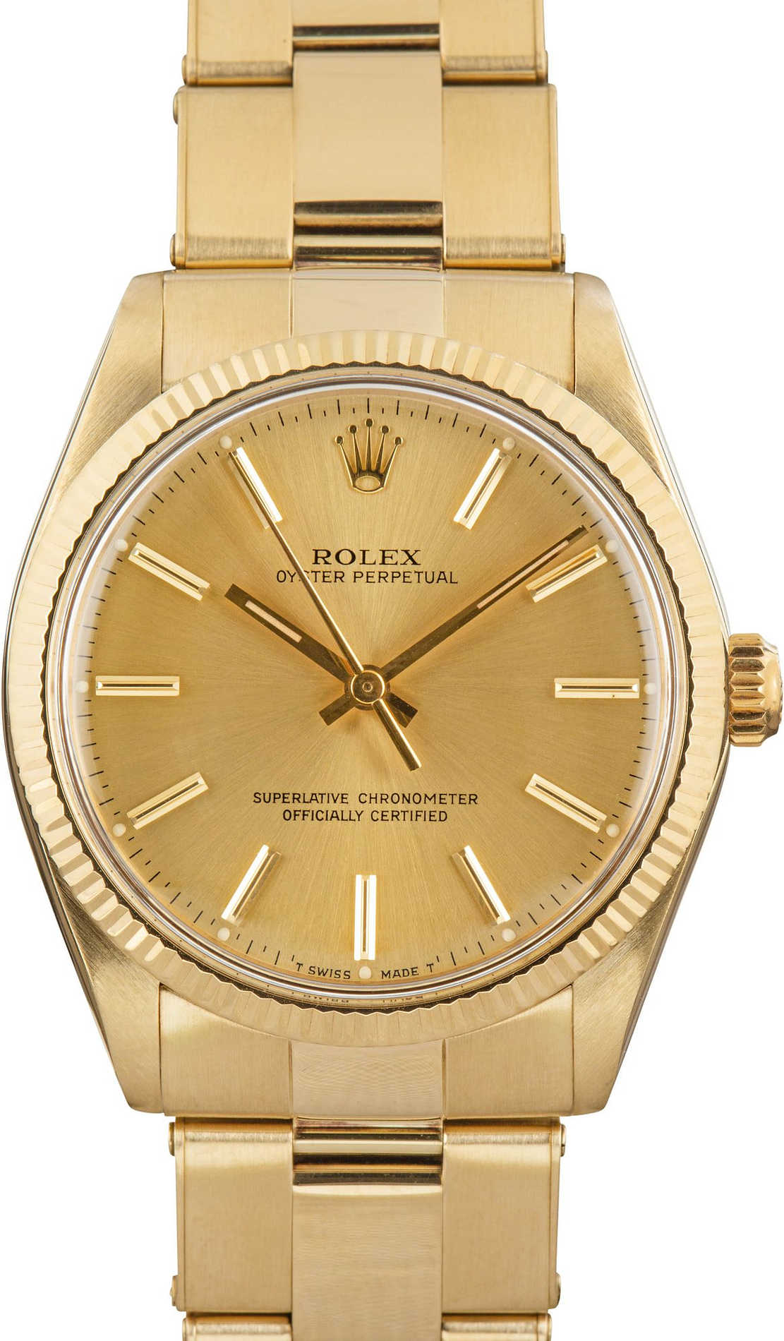 Rolex Oyster Perpetual 1005 Yellow Gold