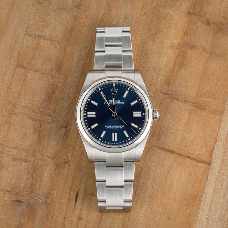 Rolex Oyster Perpetual 41 Ref 124300 Blue Dial