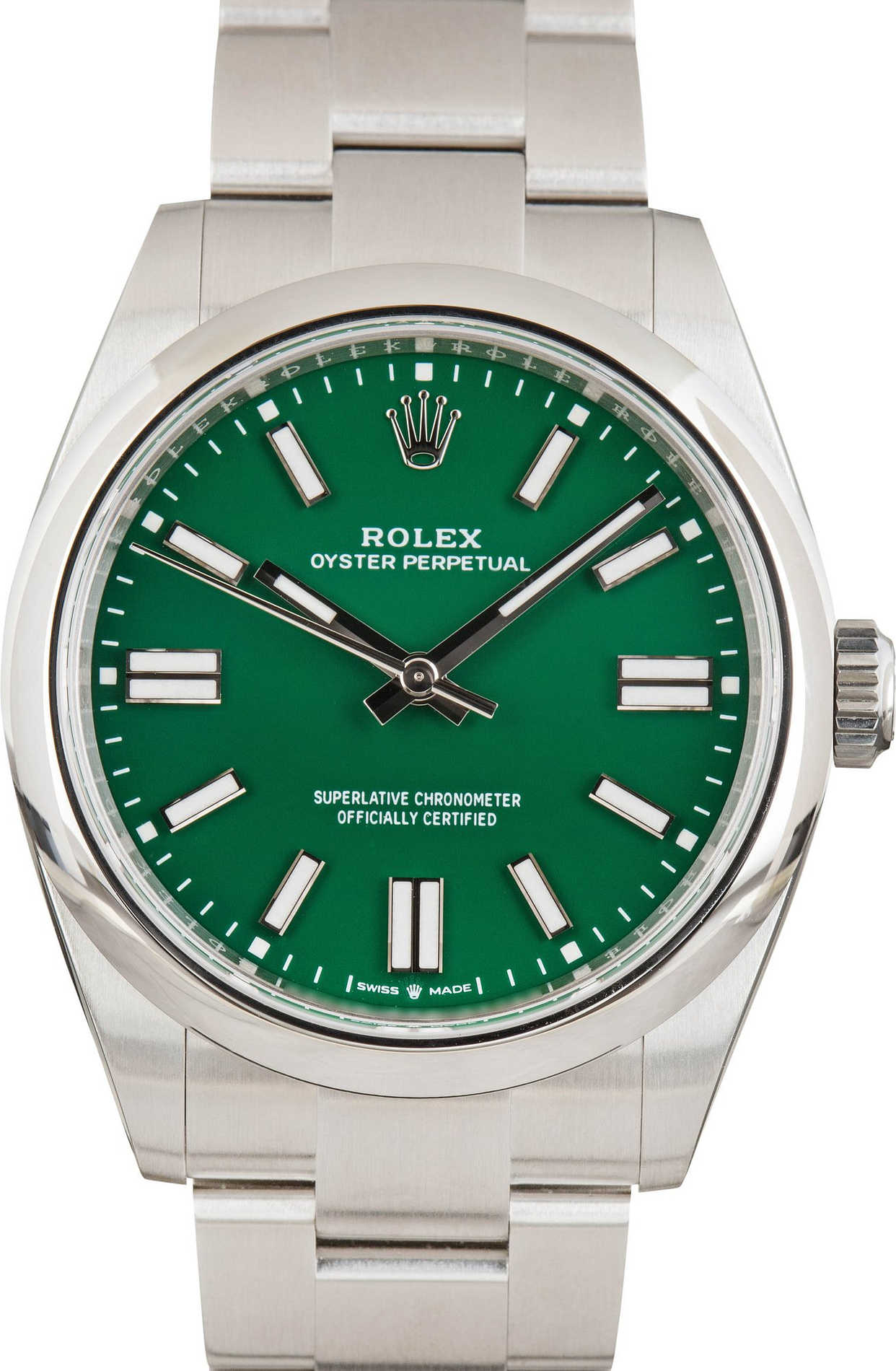 Rolex Oyster Perpetual 41 Ref 134300 Green Dial