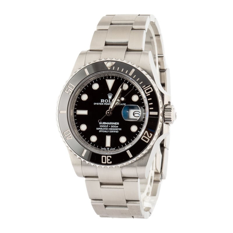 Mens Rolex Submariner 126610 Black Dial