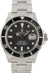 Used Rolex Submariner 16800 Stainless Steel Oyster