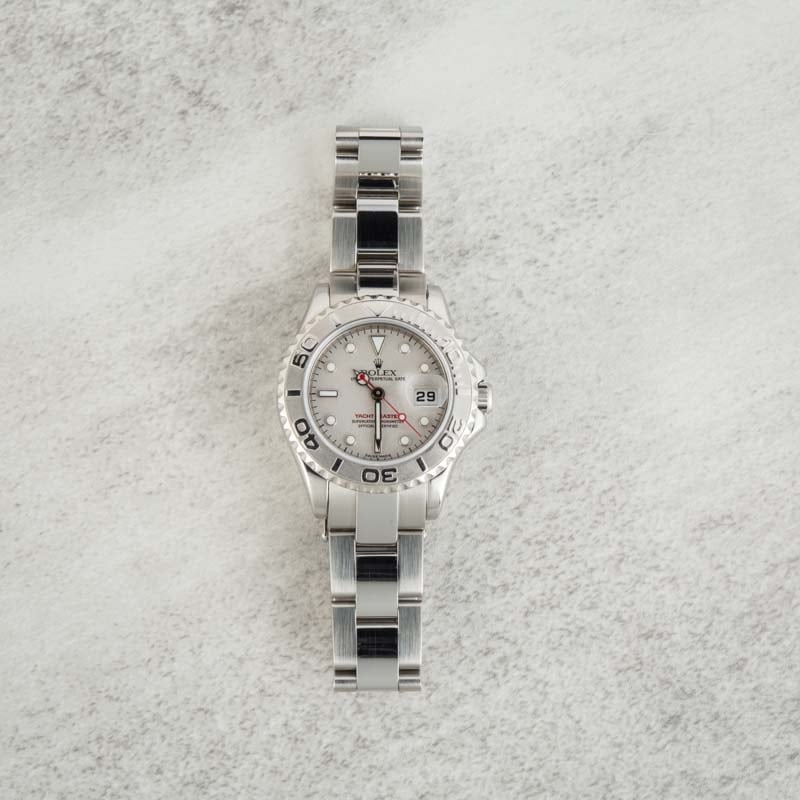 Rolex Yacht-Master Ref 169622 Platinum Dial