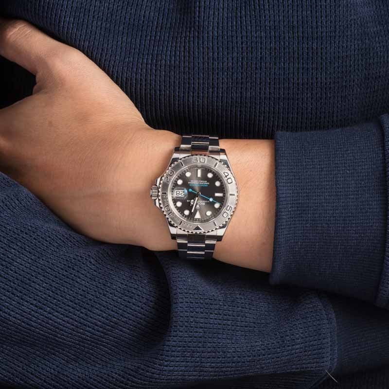 Rolex Yacht-Master Ref 116622 Dark Rhodium Dial