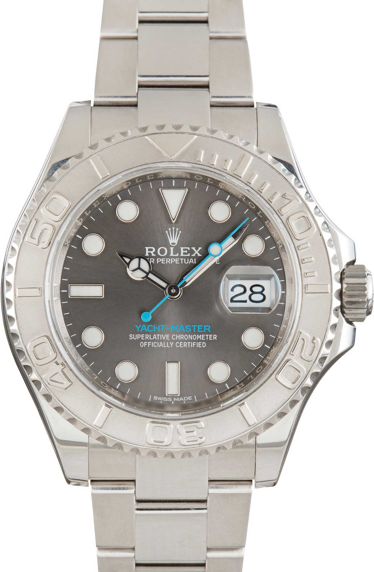 Rolex Yacht-Master Ref 116622 Dark Rhodium Dial