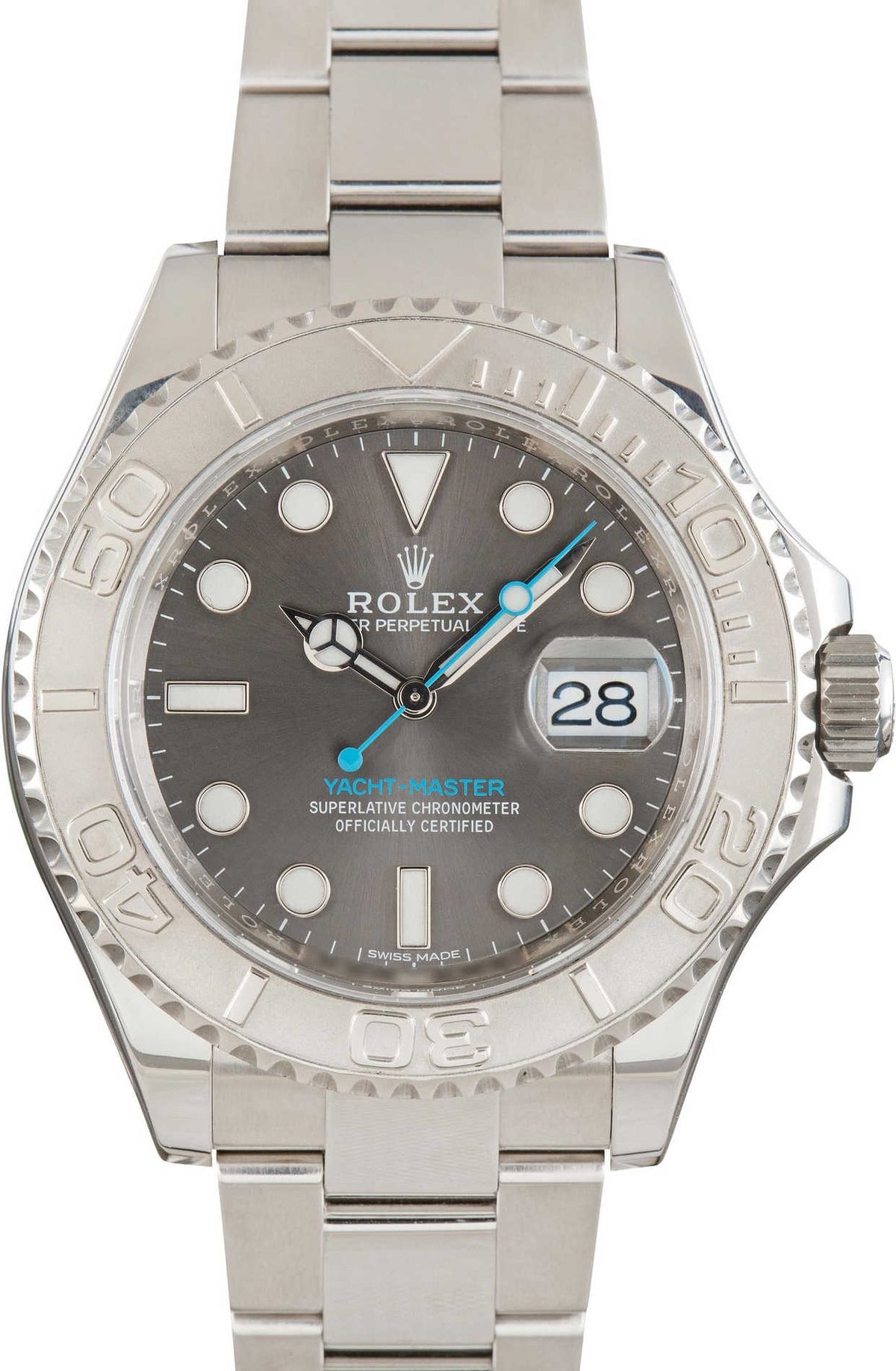 Rolex Yacht-Master Ref 116622 Dark Rhodium Dial