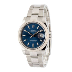 Rolex Datejust 41 Ref 126334 Blue Chromalight Dial