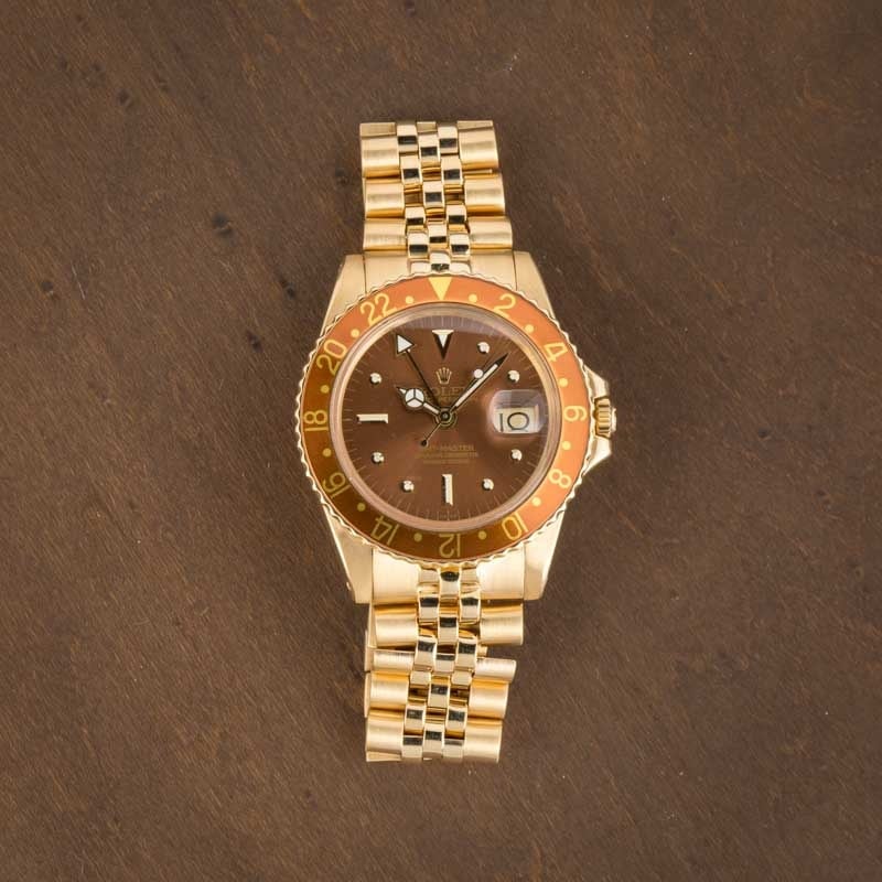 Vintage Rolex GMT-Master Ref 1675 Root Beer