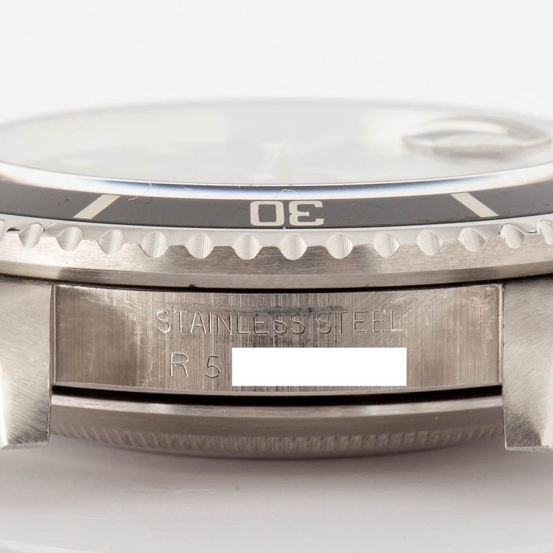 Vintage Rolex Submariner 168000 Stainless Steel