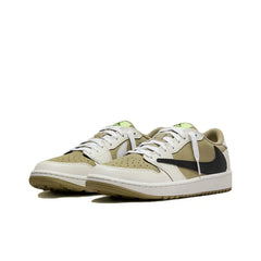 JORDAN 1 RETRO LOW GOLF X TRAVIS SCOTT 'NEUTRAL OLIVE'