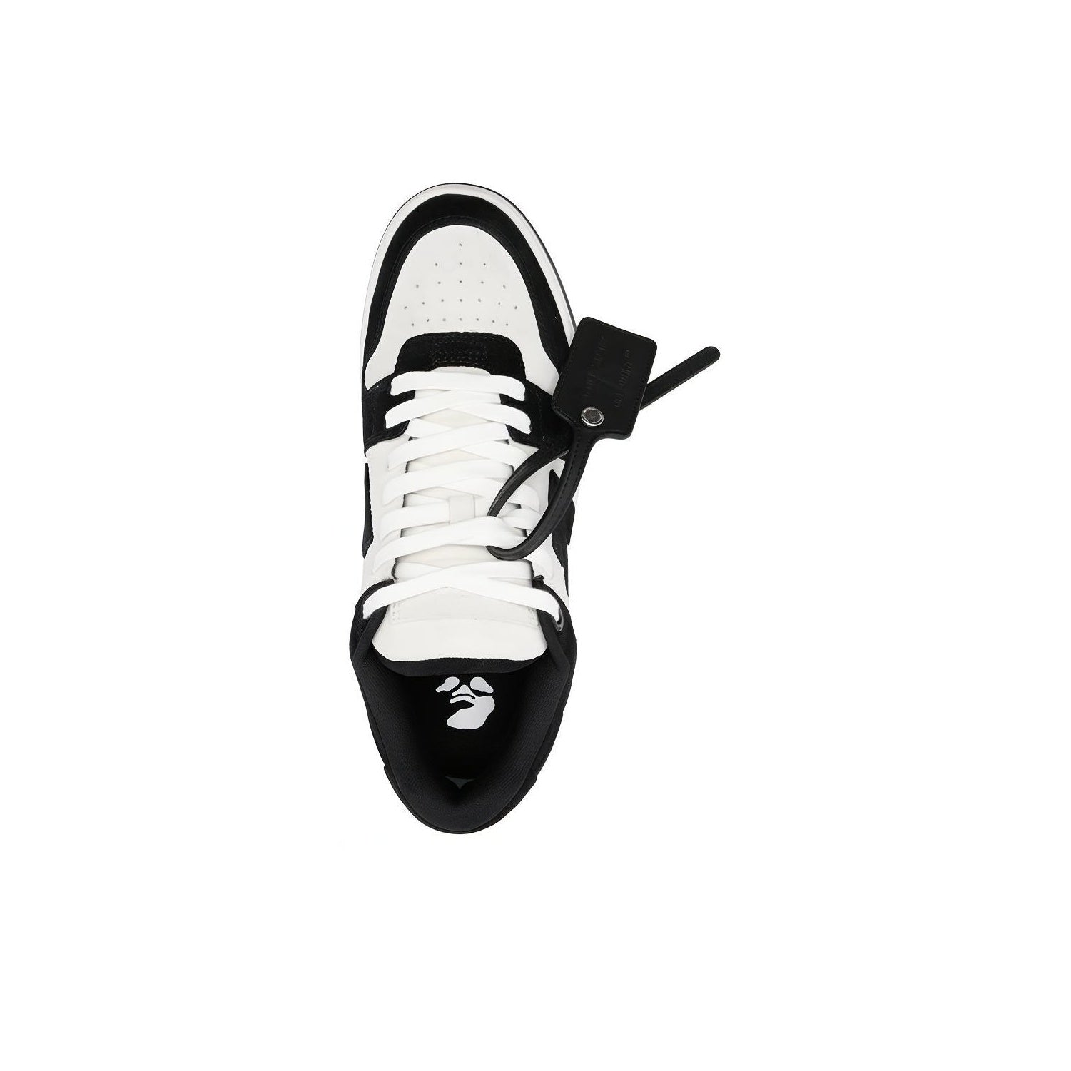 OFF-WHITE OUT OF OFFICE 'BLACK WHITE SUEDE'
