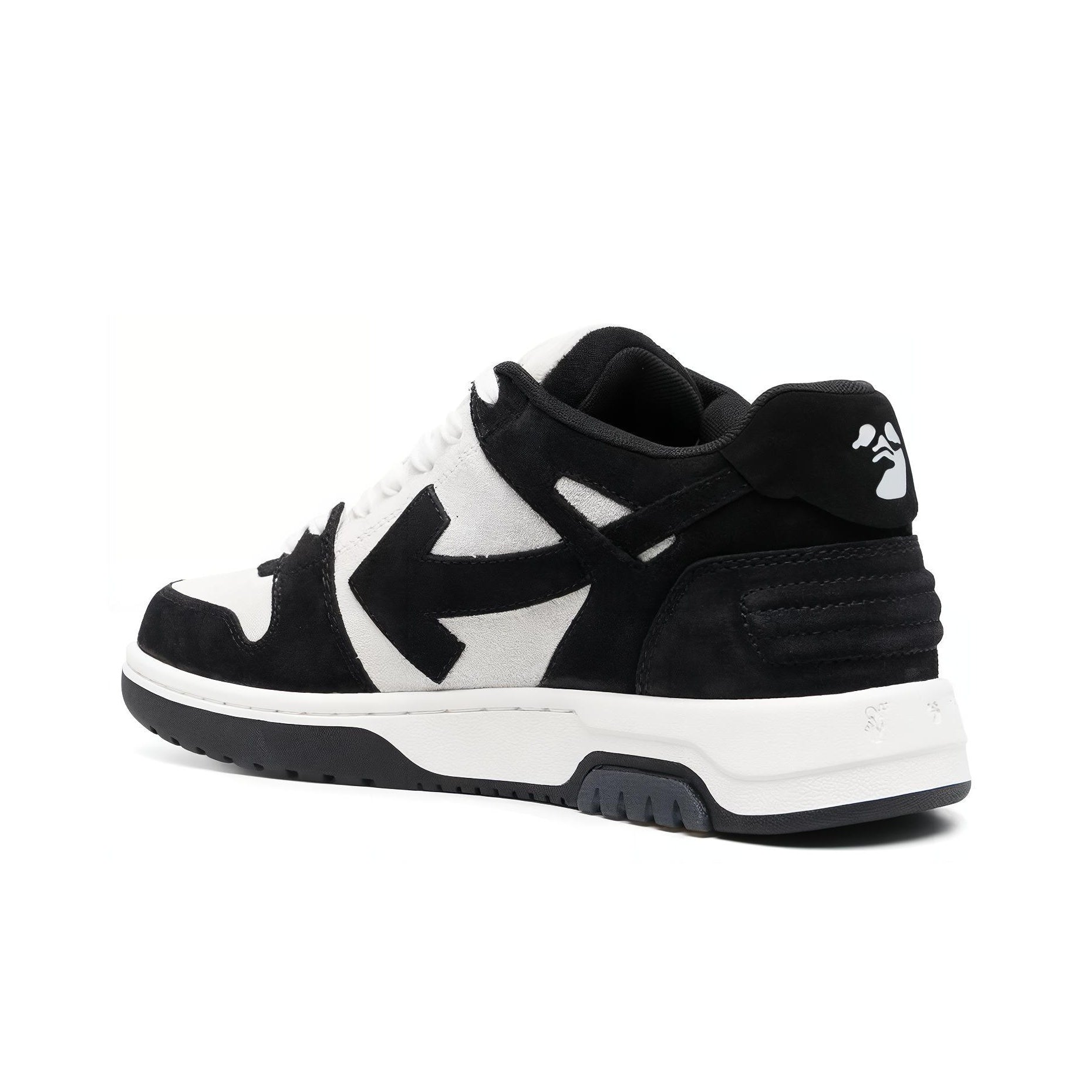 OFF-WHITE OUT OF OFFICE 'BLACK WHITE SUEDE'