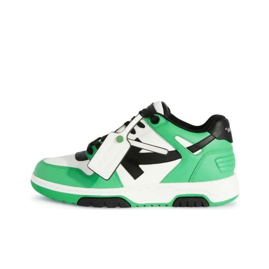 OFF-WHITE OUT OF OFFICE 'NEON GREEN BLACK WHITE'