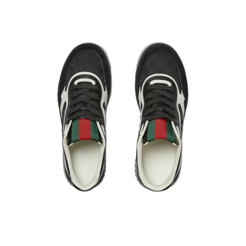 GUCCI RE-WEB SNEAKER 'GG CANVAS-BLACK'