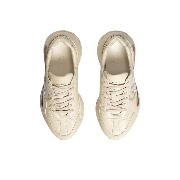 GUCCI RHYTON LEATHER SNEAKER 'LOGO'