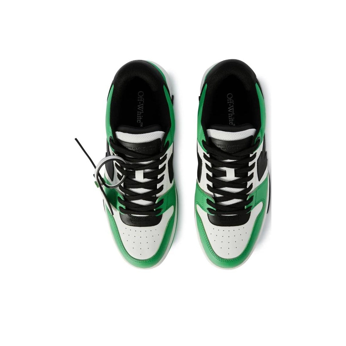 OFF-WHITE OUT OF OFFICE 'NEON GREEN BLACK WHITE'