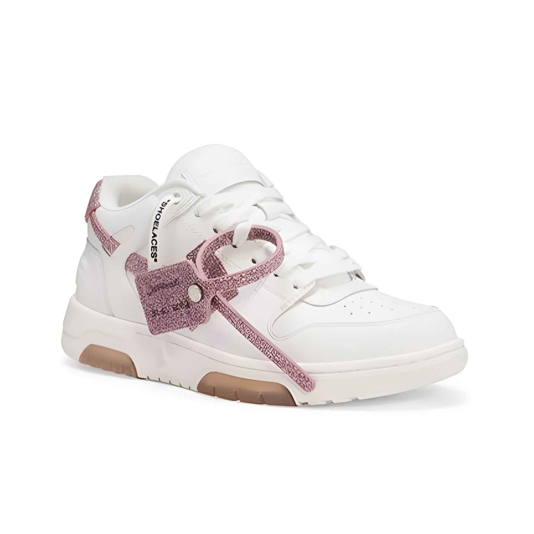 OFF-WHITE OUT OF OFFICE 'WHITE GLITTERING PINK'